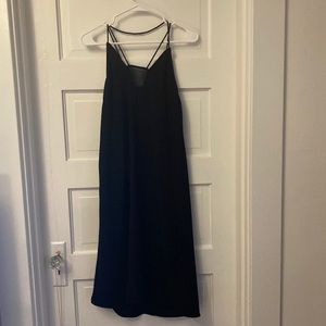H&M strappy black dress.
